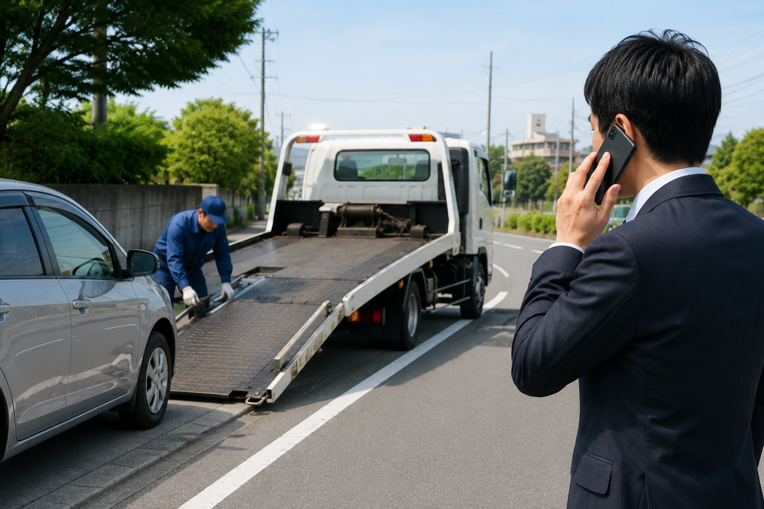 犬山市のワークスへレッカー依頼の応急対応／事故や故障でも焦らず安全に動かす方法