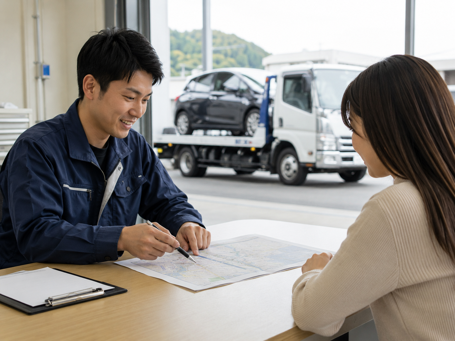 犬山市で車の異音がしたらレッカーは必要？安全に修理先へ運ぶ応急対応の手順